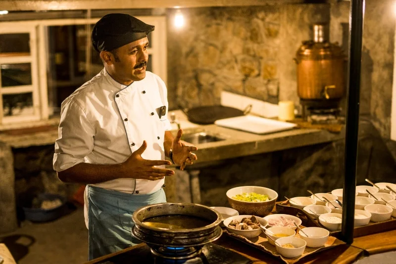 Private Cooking lesson with the in-house chef